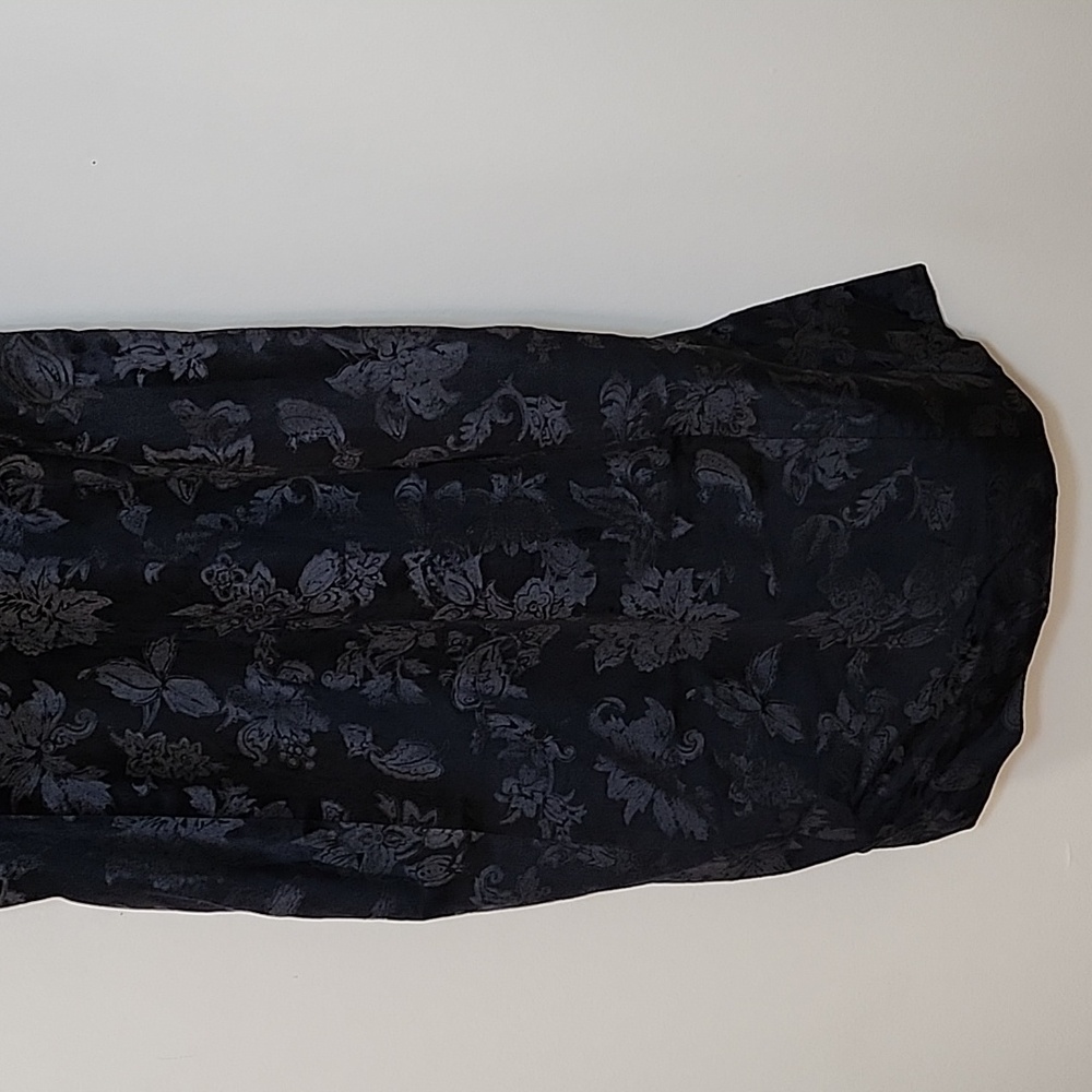 NWT Rag & Bone Retro Floral fara velvet black Halter Slit dress Size 6 - Picture 11 of 16